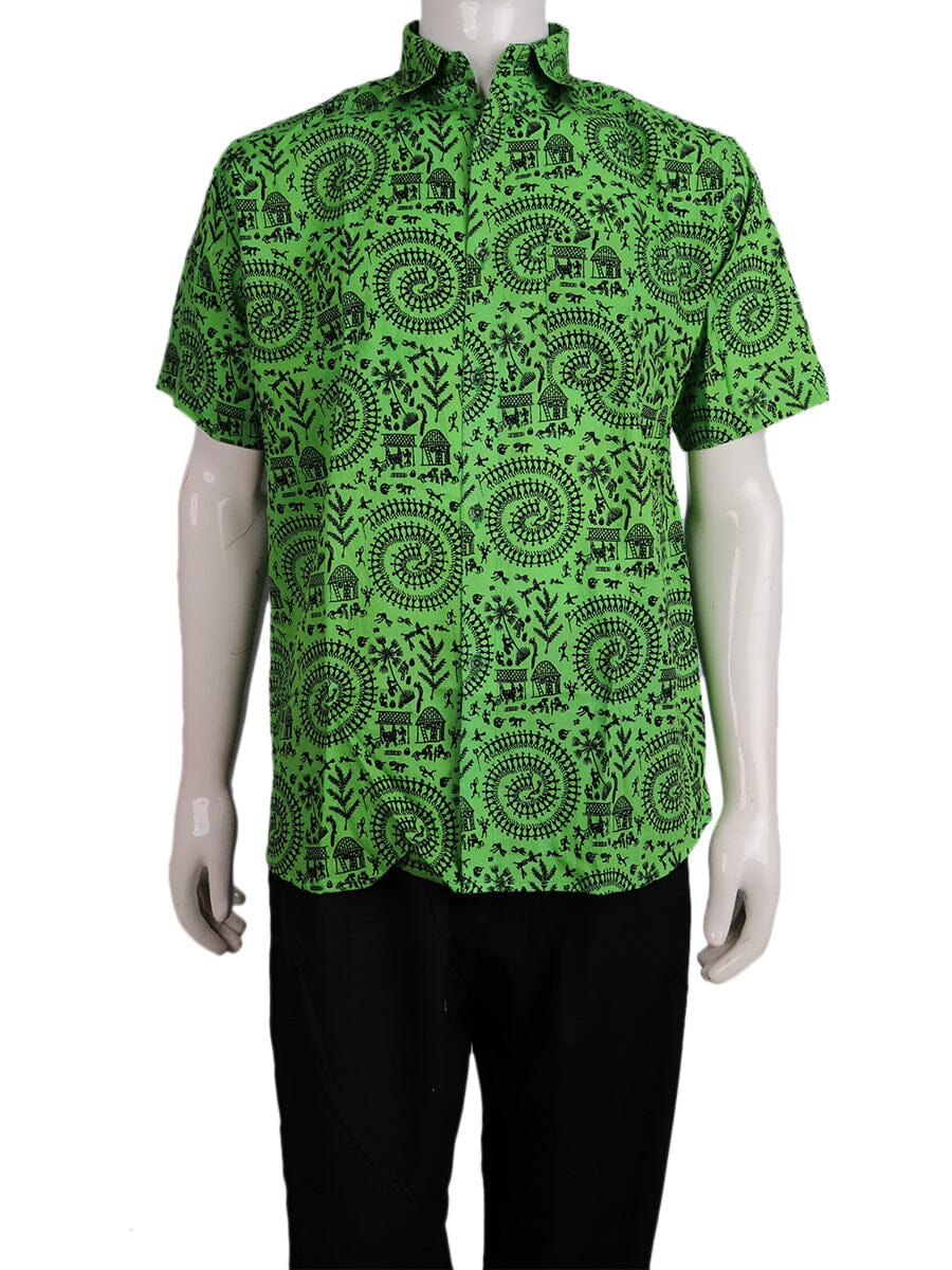 Handwoven Cotton Shirt Handloom Shirt & Kurta_Men Priyadarshini Handloom