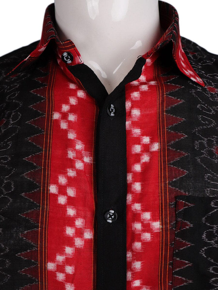Handwoven Cotton Shirt Handloom Shirt & Kurta_Men Priyadarshini Handloom