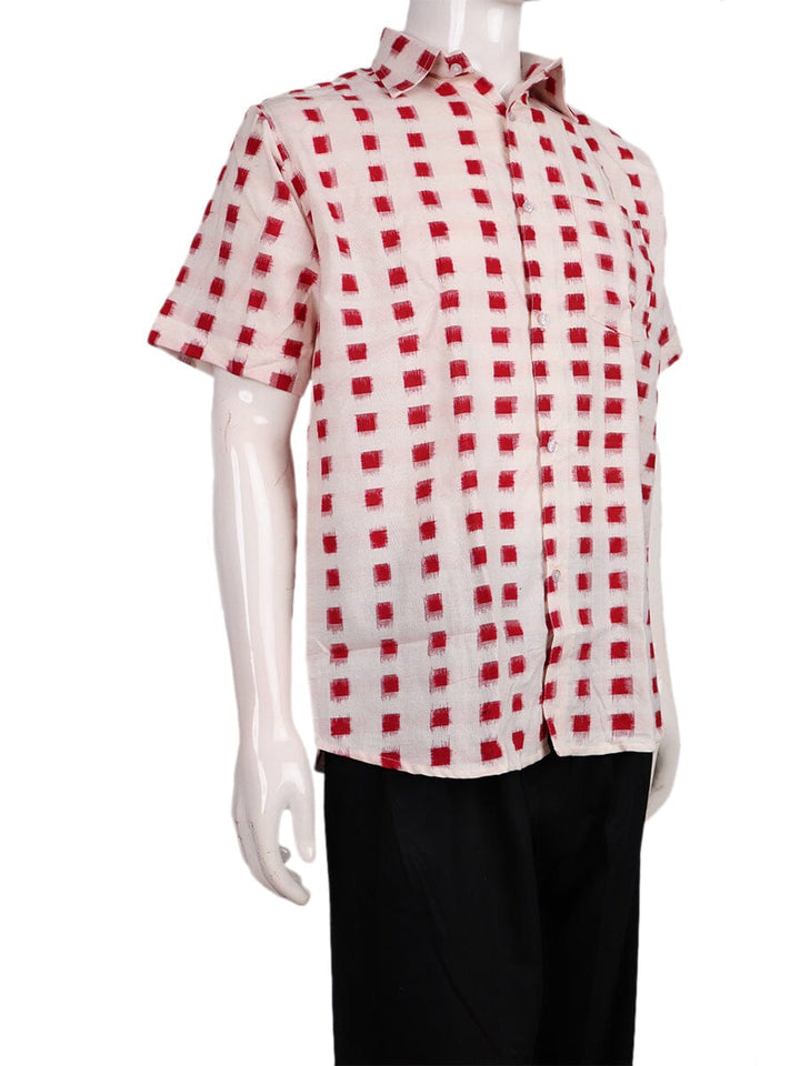 Handwoven Cotton Shirt Handloom Shirt & Kurta_Men Priyadarshini Handloom