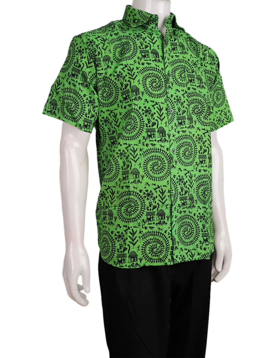 Handwoven Cotton Shirt Handloom Shirt & Kurta_Men Priyadarshini Handloom