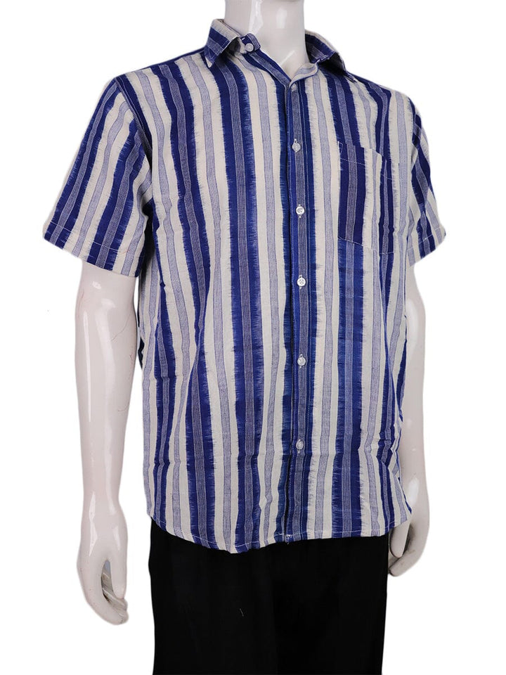 Handwoven Cotton Shirt Handloom Shirt & Kurta_Men Priyadarshini Handloom