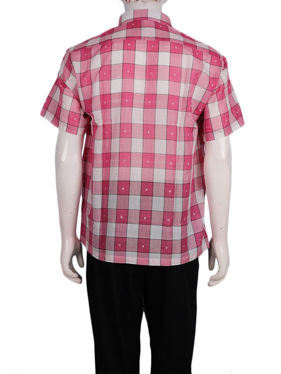 Handwoven Cotton Shirt Handloom Shirt & Kurta_Men Priyadarshini Handloom