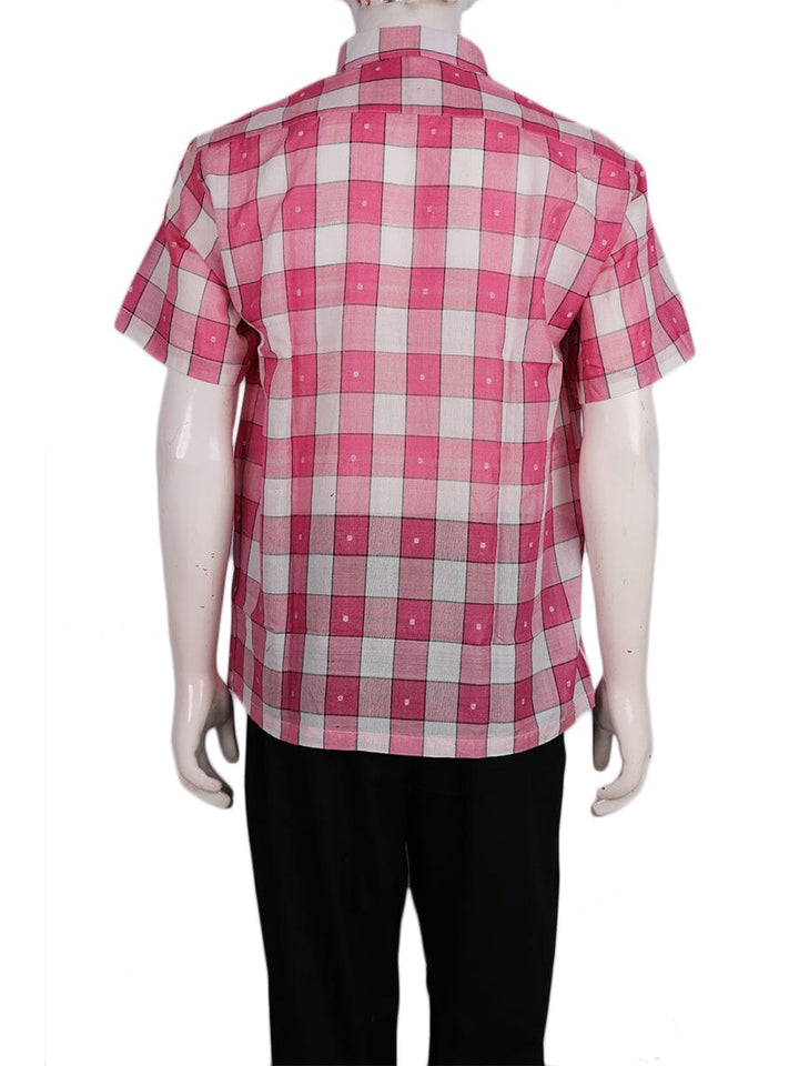 Handwoven Cotton Shirt Handloom Shirt & Kurta_Men Priyadarshini Handloom