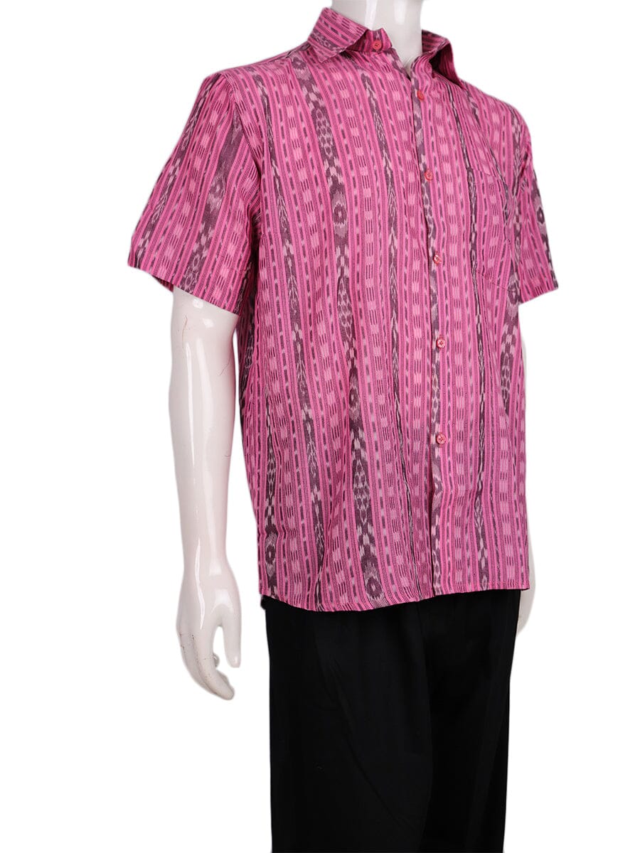 Handwoven Cotton Shirt Handloom Shirt & Kurta_Men Priyadarshini Handloom