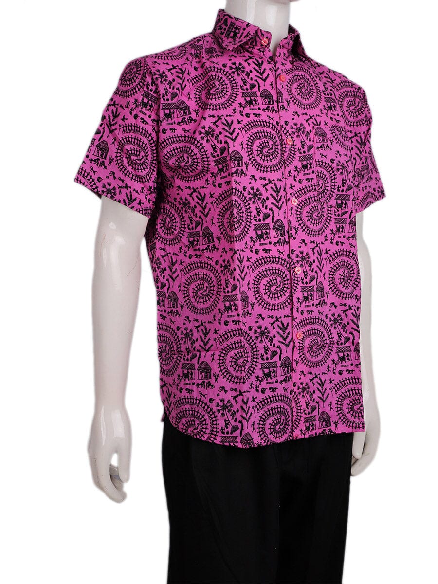 Handwoven Cotton Shirt Handloom Shirt & Kurta_Men Priyadarshini Handloom