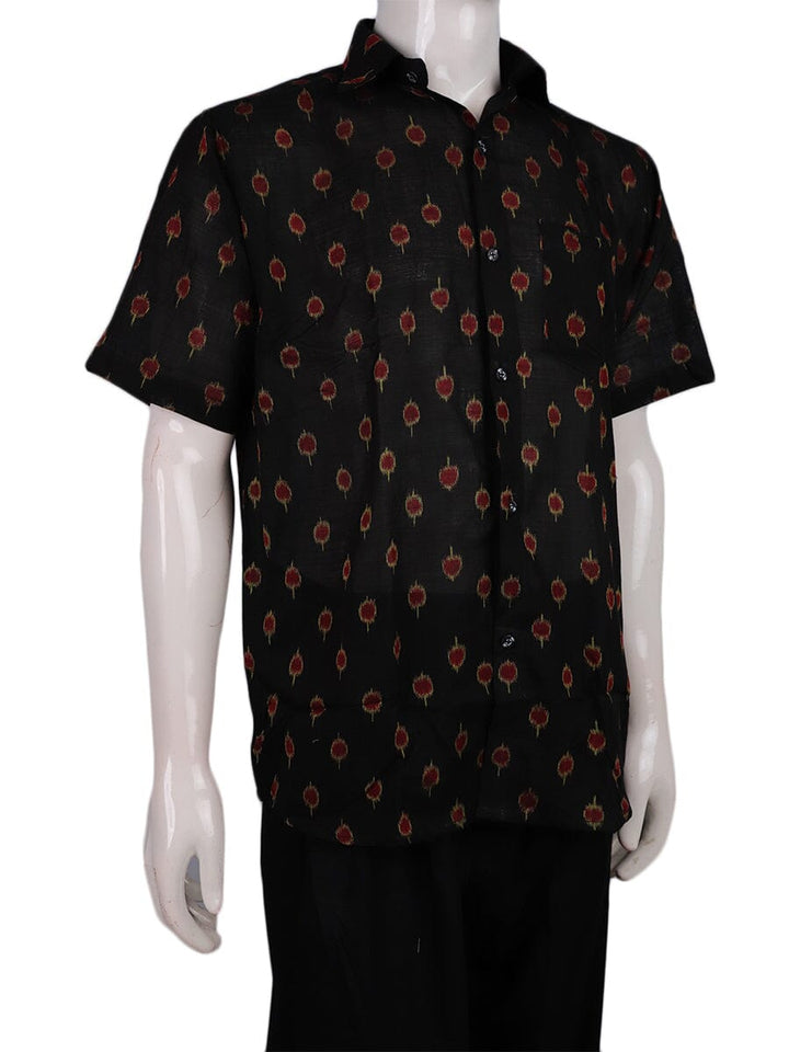 Handwoven Cotton Shirt Handloom Shirt & Kurta_Men Priyadarshini Handloom