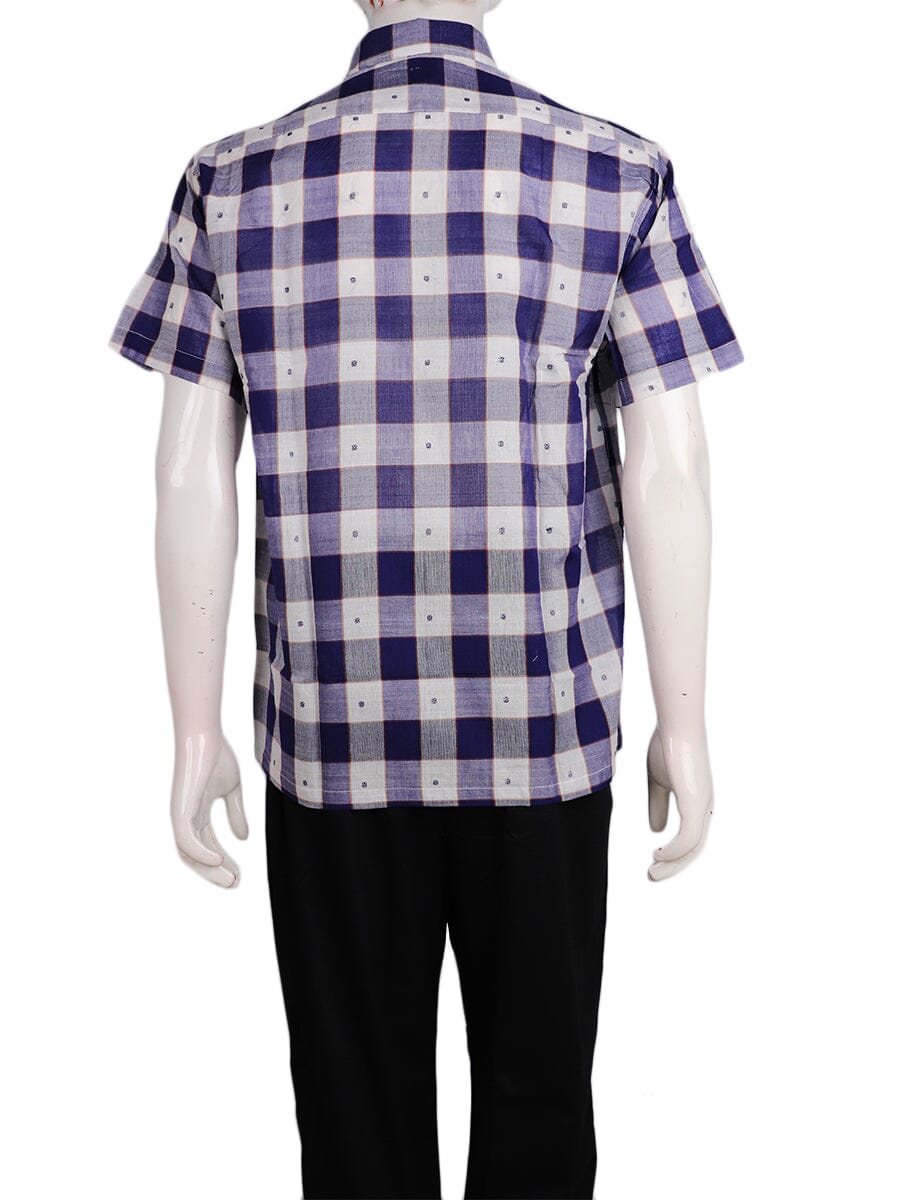 Handwoven Cotton Shirt Handloom Shirt & Kurta_Men Priyadarshini Handloom