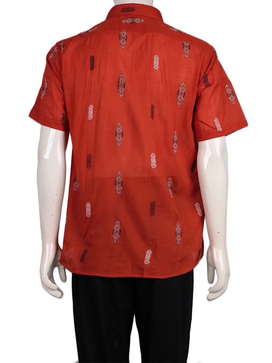 Handwoven Cotton Shirt Handloom Shirt & Kurta_Men Priyadarshini Handloom