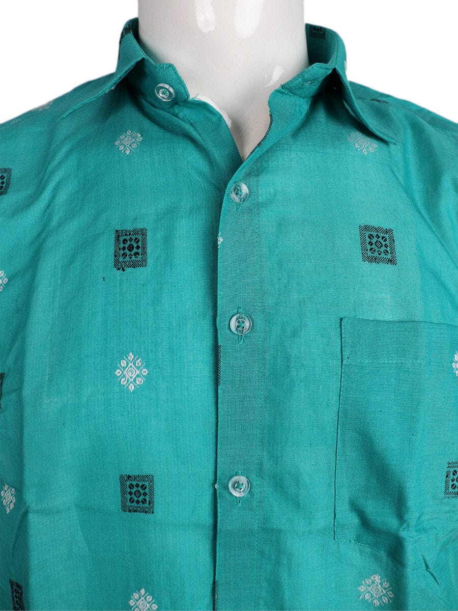 Handwoven Cotton Shirt Handloom Shirt & Kurta_Men Priyadarshini Handloom