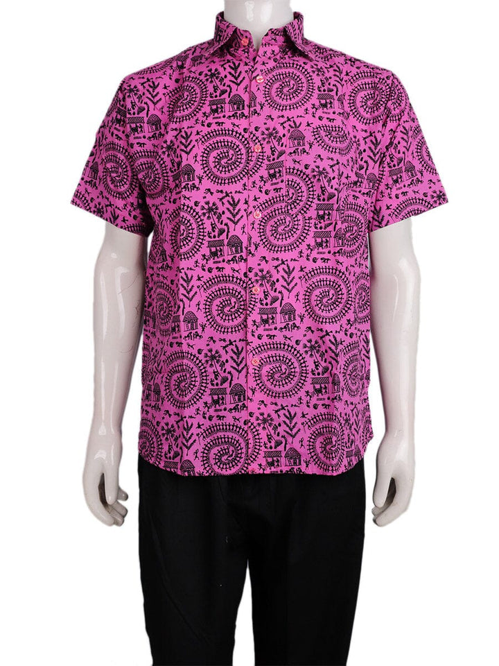 Handwoven Cotton Shirt Handloom Shirt & Kurta_Men Priyadarshini Handloom