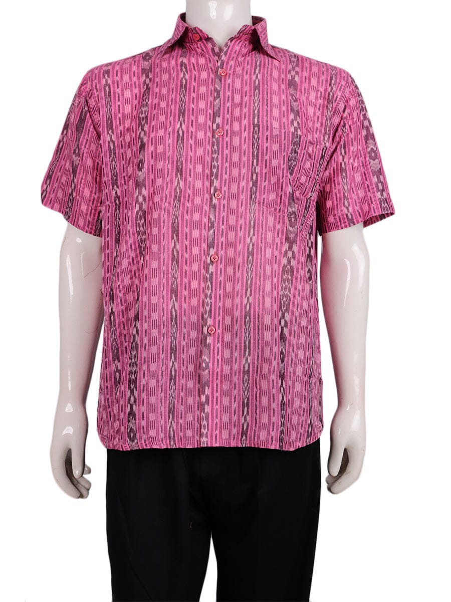 Handwoven Cotton Shirt Handloom Shirt & Kurta_Men Priyadarshini Handloom