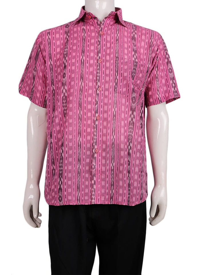 Handwoven Cotton Shirt Handloom Shirt & Kurta_Men Priyadarshini Handloom