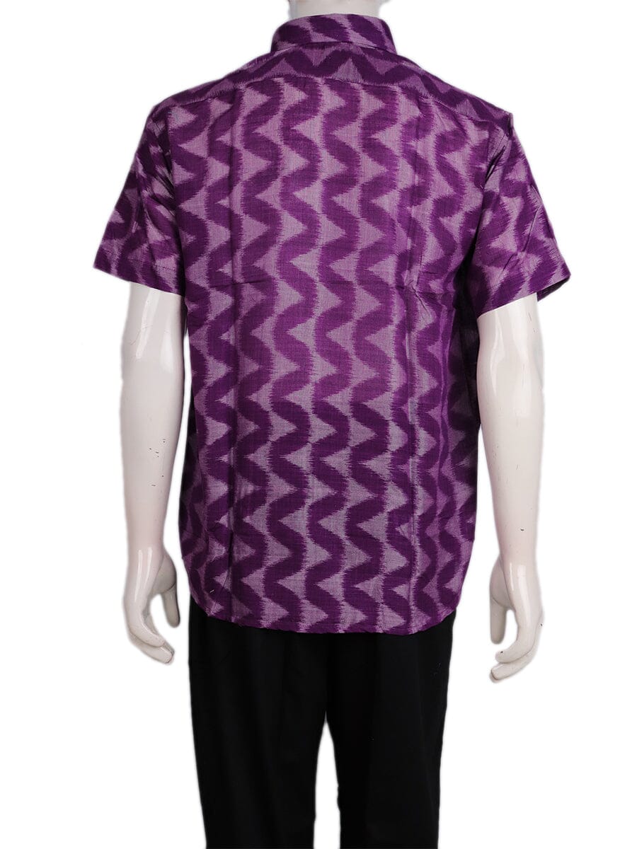 Handwoven Cotton Shirt Handloom Shirt & Kurta_Men Priyadarshini Handloom