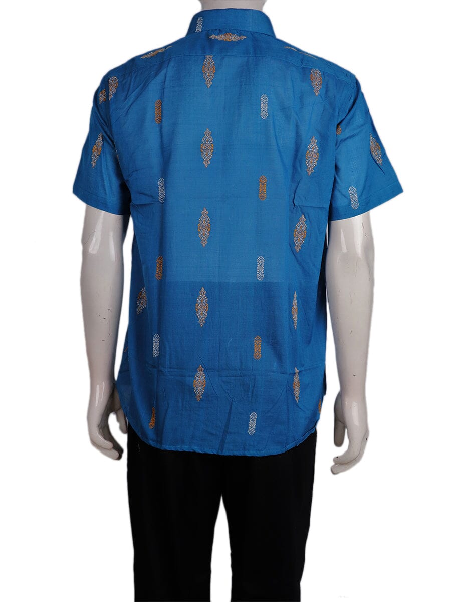Handwoven Cotton Shirt Handloom Shirt & Kurta_Men Priyadarshini Handloom