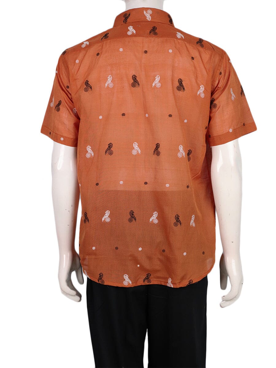 Handwoven Cotton Shirt Handloom Shirt & Kurta_Men Priyadarshini Handloom