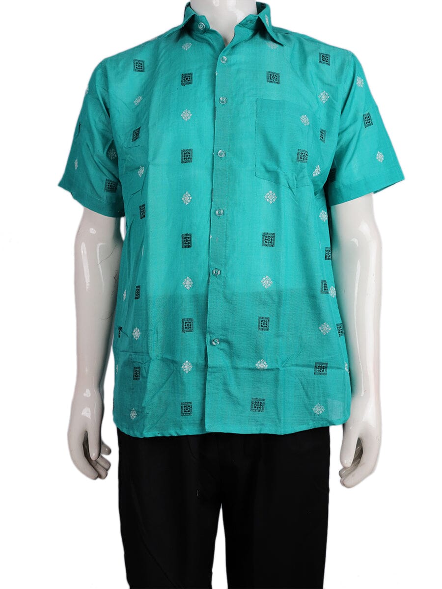 Handwoven Cotton Shirt Handloom Shirt & Kurta_Men Priyadarshini Handloom
