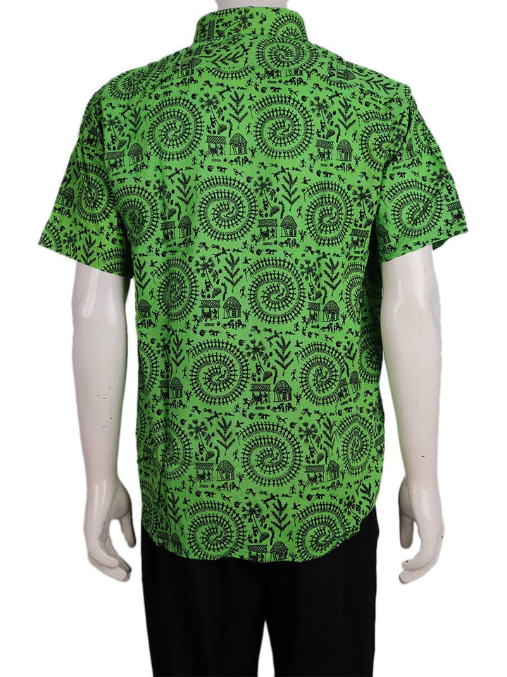 Handwoven Cotton Shirt Handloom Shirt & Kurta_Men Priyadarshini Handloom