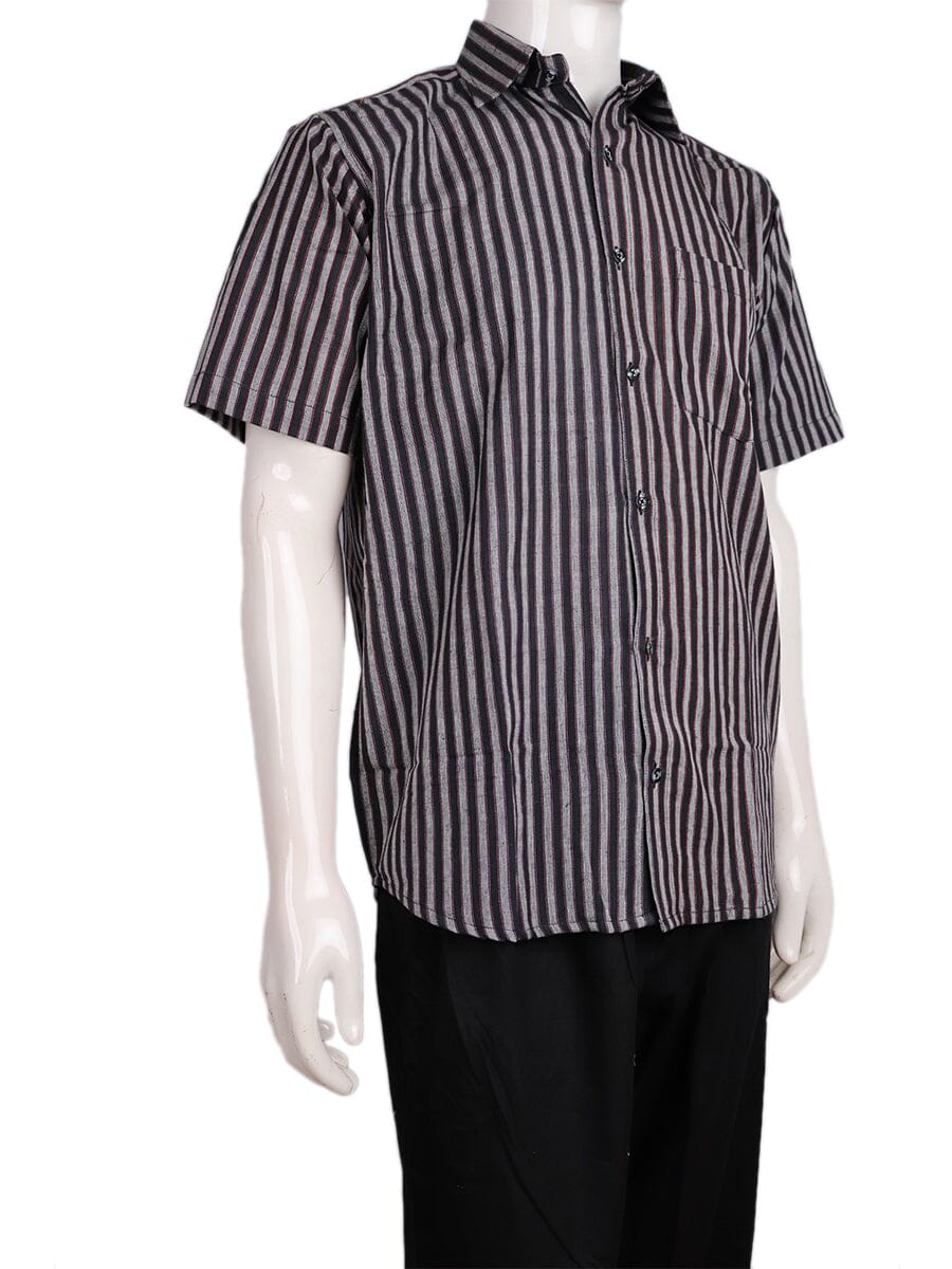 Handwoven Cotton Shirt Handloom Shirt & Kurta_Men Priyadarshini Handloom