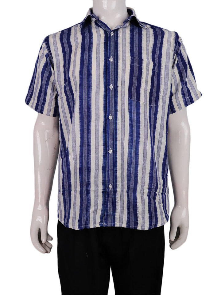 Handwoven Cotton Shirt Handloom Shirt & Kurta_Men Priyadarshini Handloom