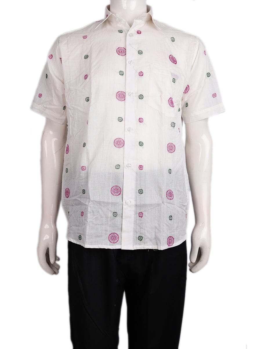 Handwoven Cotton Shirt Handloom Shirt & Kurta_Men Priyadarshini Handloom