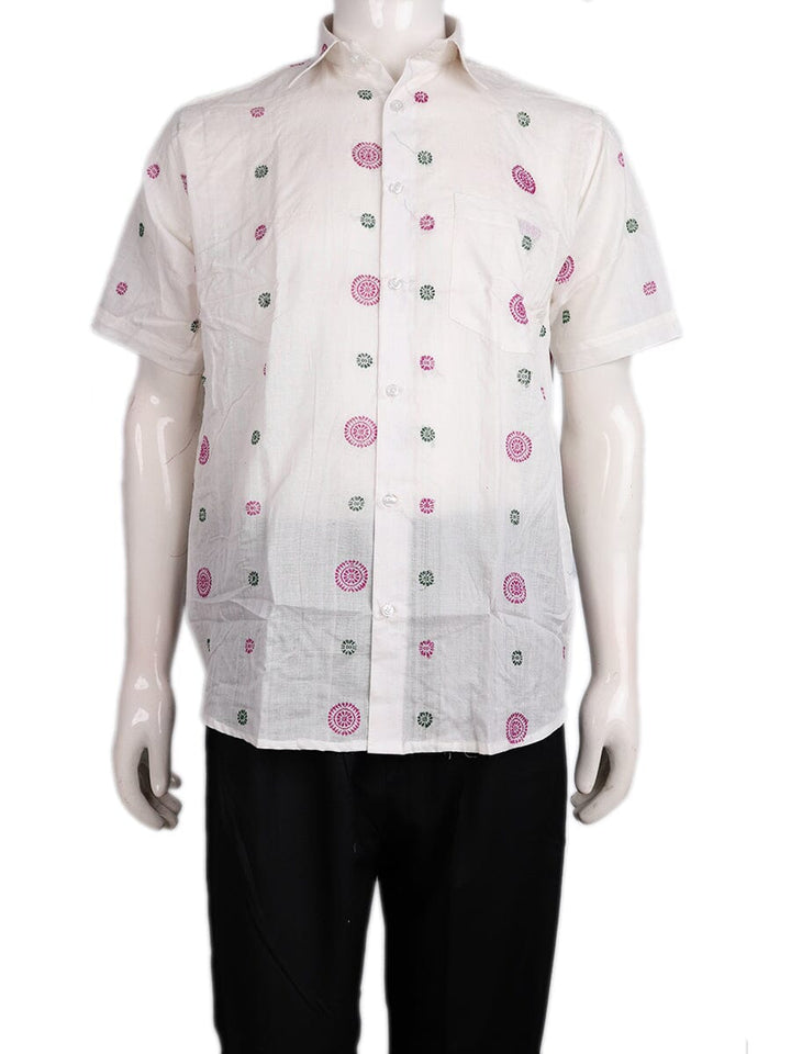 Handwoven Cotton Shirt Handloom Shirt & Kurta_Men Priyadarshini Handloom