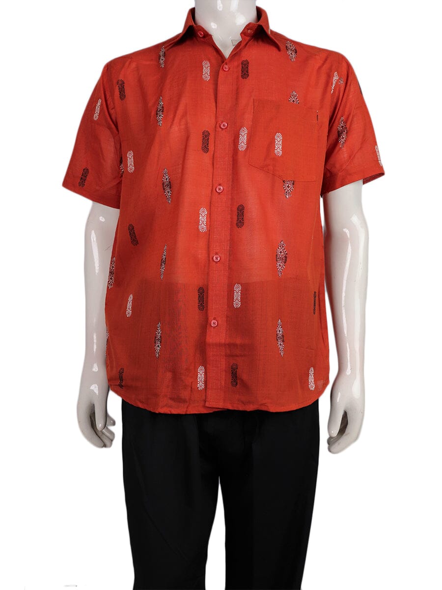Handwoven Cotton Shirt Handloom Shirt & Kurta_Men Priyadarshini Handloom