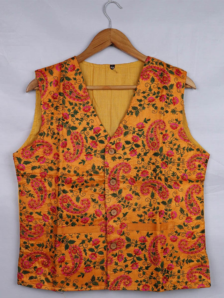 Handwoven Silk Jacket Handloom Jacket_Women Priyadarshini Handloom