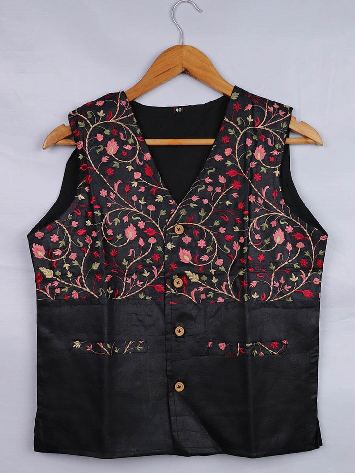 Handwoven Silk Jacket Handloom Jacket_Women Priyadarshini Handloom