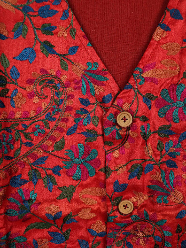 Handwoven Silk Jacket Handloom Jacket_Women Priyadarshini Handloom