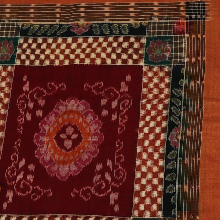 Sambalpuri Handloom Pure Cotton Bedsheet - King Size Handloom Bedsheet_Cotton Priyadarshini Handloom