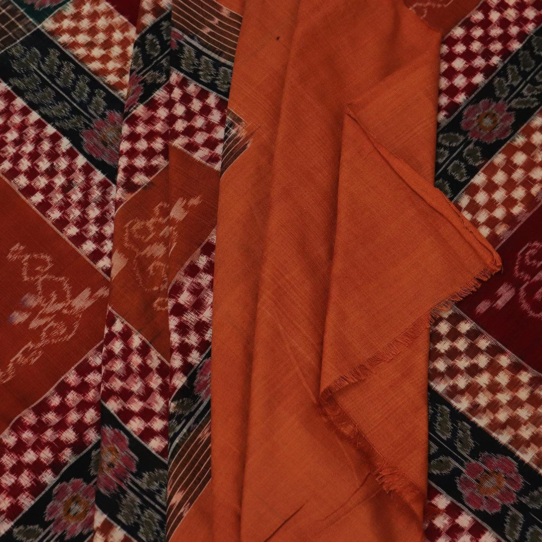 Sambalpuri Handloom Pure Cotton Bedsheet - King Size Handloom Bedsheet_Cotton Priyadarshini Handloom