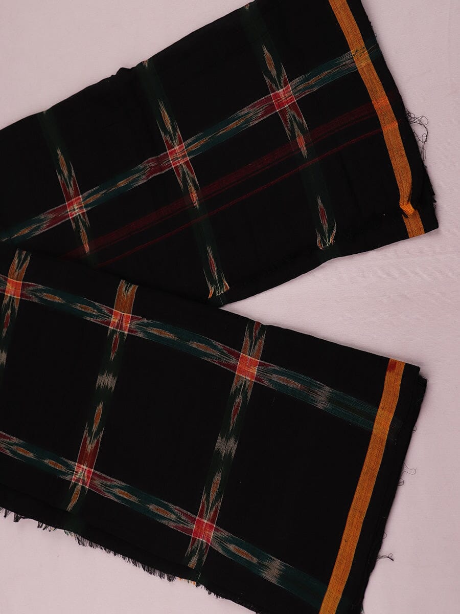 Sambalpuri Pure Cotton Handloom Lungi for Men Handloom Lungi_Cotton Priyadarshini Handloom