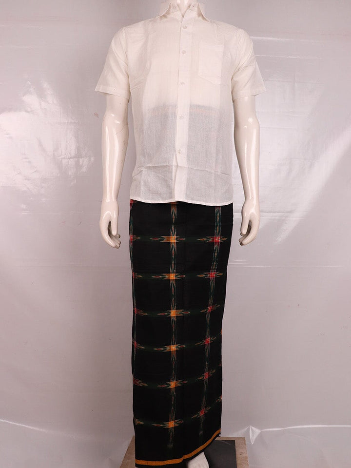 Sambalpuri Pure Cotton Handloom Lungi for Men Handloom Lungi_Cotton Priyadarshini Handloom
