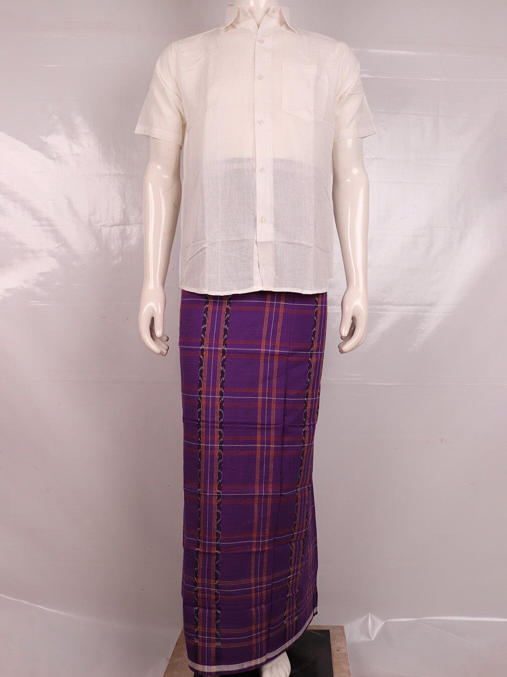 Sambalpuri Pure Cotton Handloom Lungi for Men Handloom Lungi_Cotton Priyadarshini Handloom