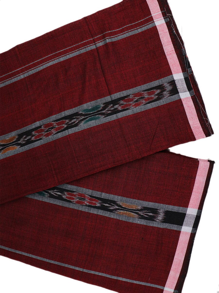 Sambalpuri Pure Cotton Handloom Lungi for Men Handloom Lungi_Cotton Priyadarshini Handloom 