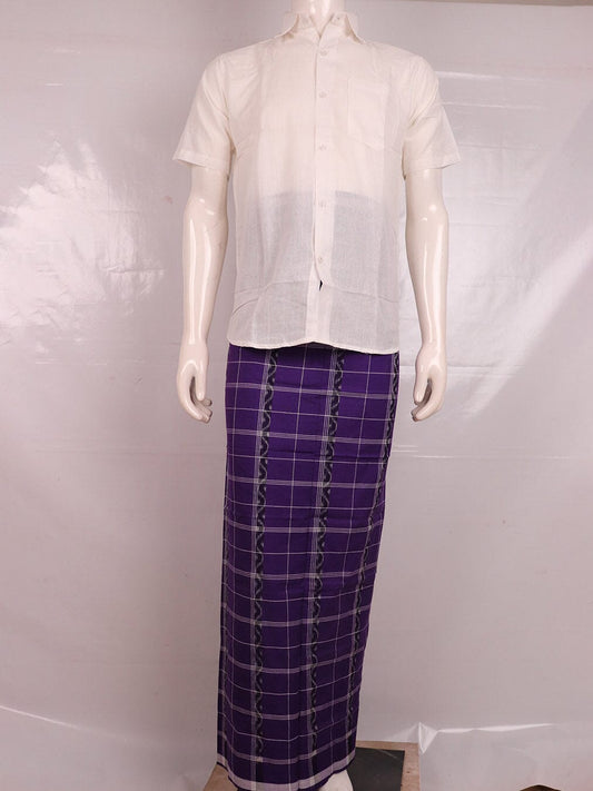 Sambalpuri Pure Cotton Handloom Lungi for Men Handloom Lungi_Cotton Priyadarshini Handloom