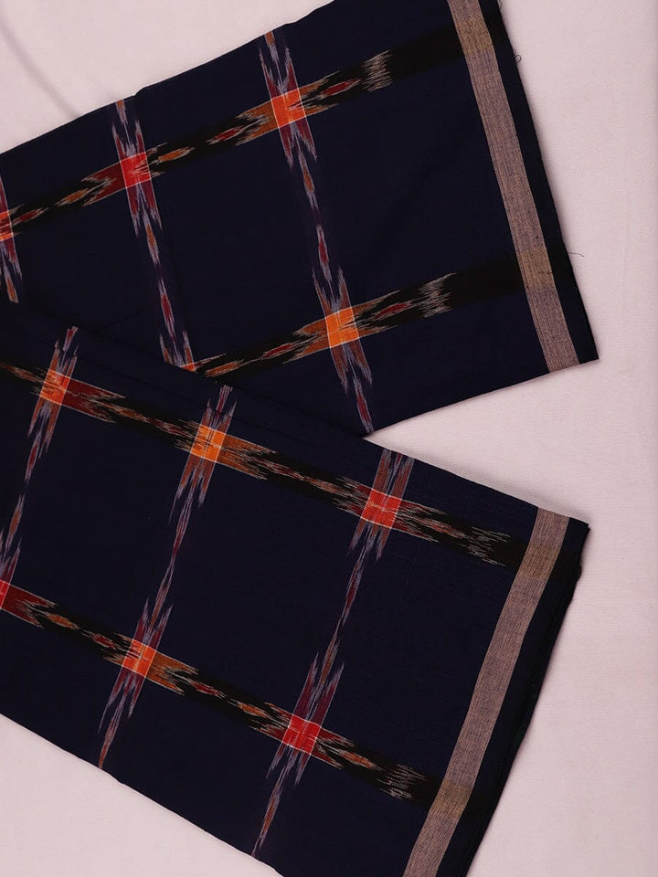 Sambalpuri Pure Cotton Handloom Lungi for Men Handloom Lungi_Cotton Priyadarshini Handloom 