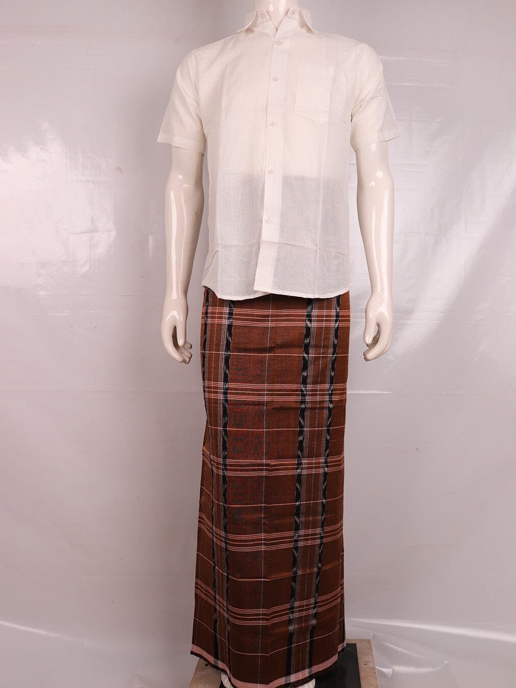 Sambalpuri Pure Cotton Handloom Lungi for Men Handloom Lungi_Cotton Priyadarshini Handloom