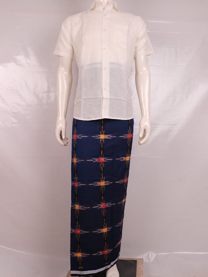 Sambalpuri Pure Cotton Handloom Lungi for Men Handloom Lungi_Cotton Priyadarshini Handloom