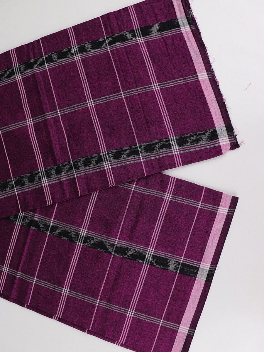Sambalpuri Pure Cotton Handloom Lungi for Men Handloom Lungi_Cotton Priyadarshini Handloom