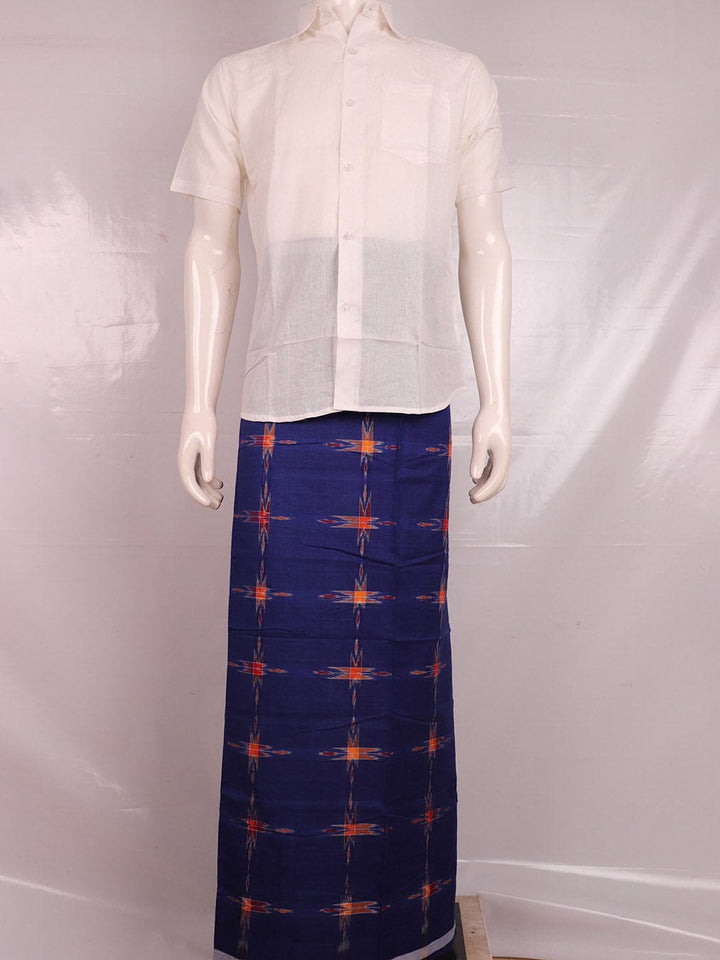 Sambalpuri Pure Cotton Handloom Lungi for Men Handloom Lungi_Cotton Priyadarshini Handloom