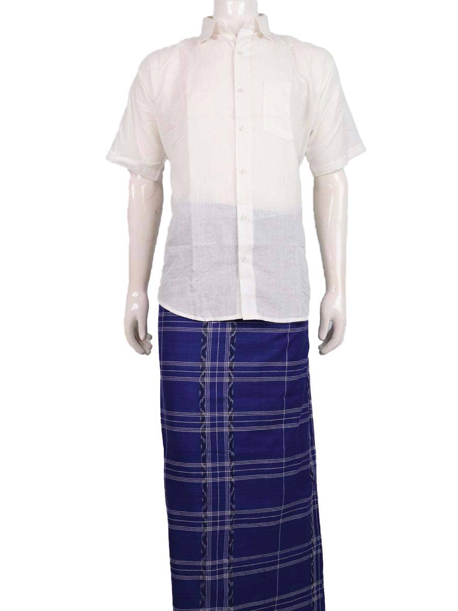 Sambalpuri Pure Cotton Handloom Lungi for Men Handloom Lungi_Cotton Priyadarshini Handloom 