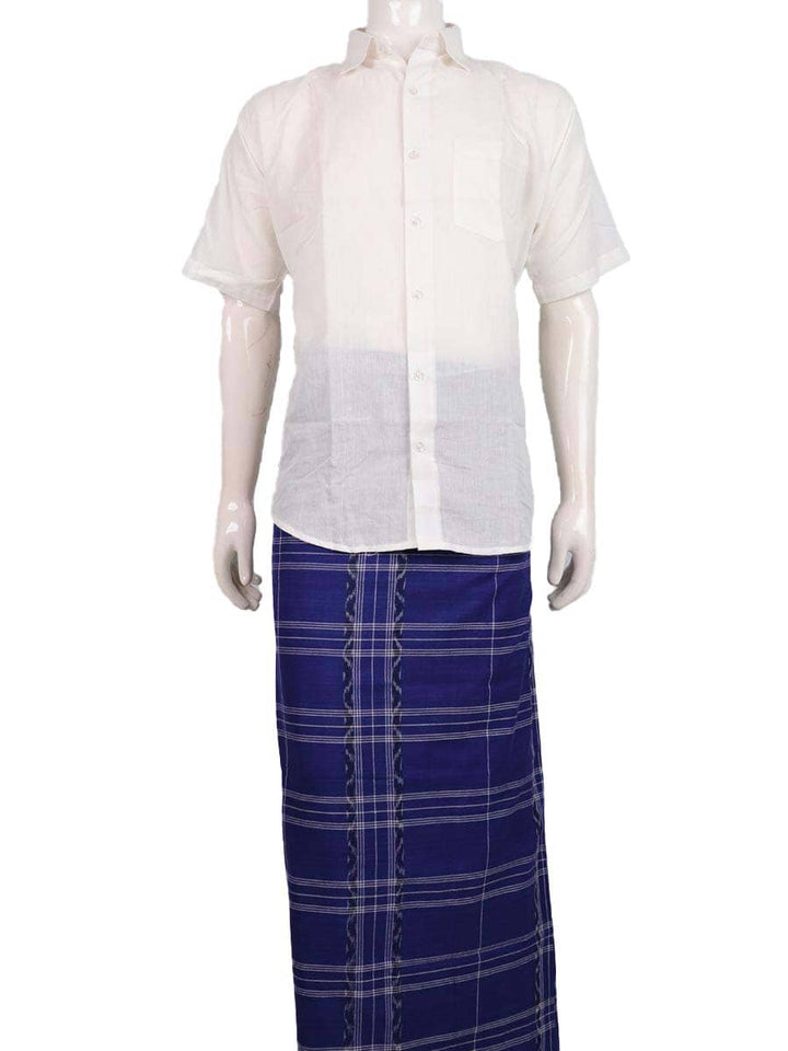 Sambalpuri Pure Cotton Handloom Lungi for Men Handloom Lungi_Cotton Priyadarshini Handloom
