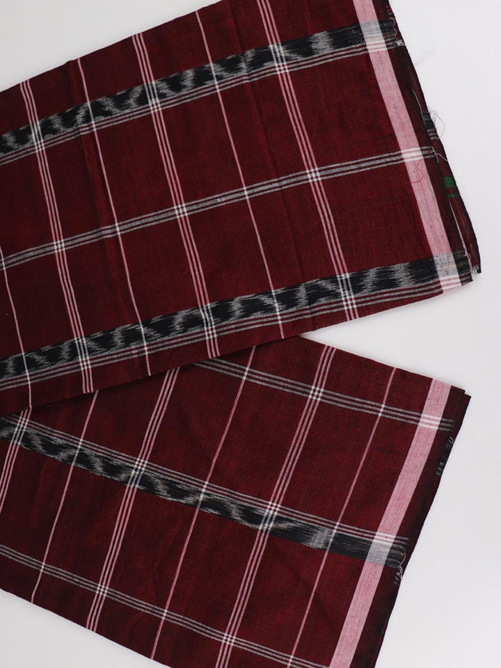 Sambalpuri Pure Cotton Handloom Lungi for Men Handloom Lungi_Cotton Priyadarshini Handloom 