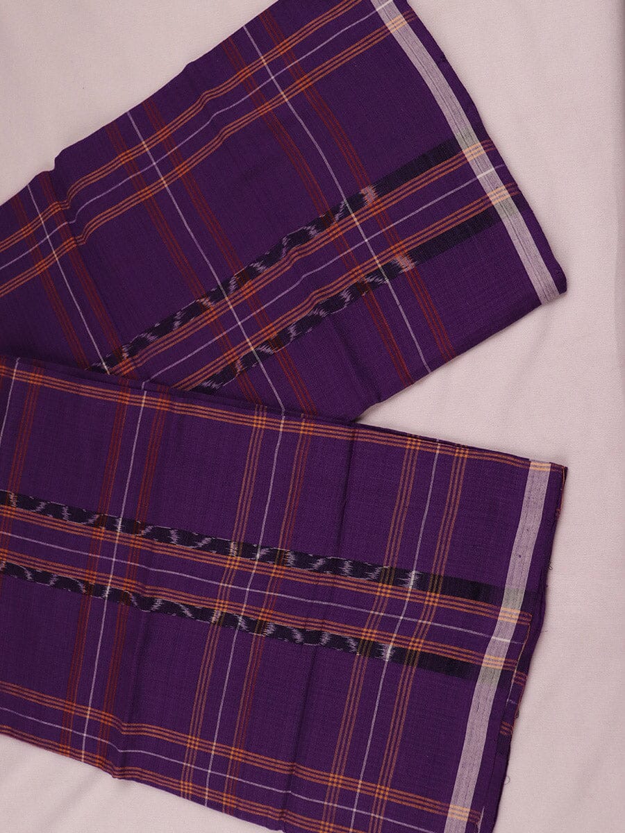 Sambalpuri Pure Cotton Handloom Lungi for Men Handloom Lungi_Cotton Priyadarshini Handloom 