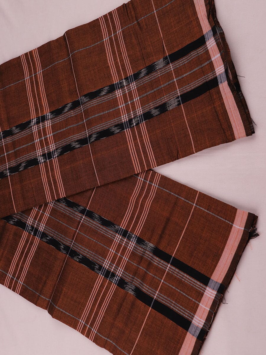 Sambalpuri Pure Cotton Handloom Lungi for Men Handloom Lungi_Cotton Priyadarshini Handloom 