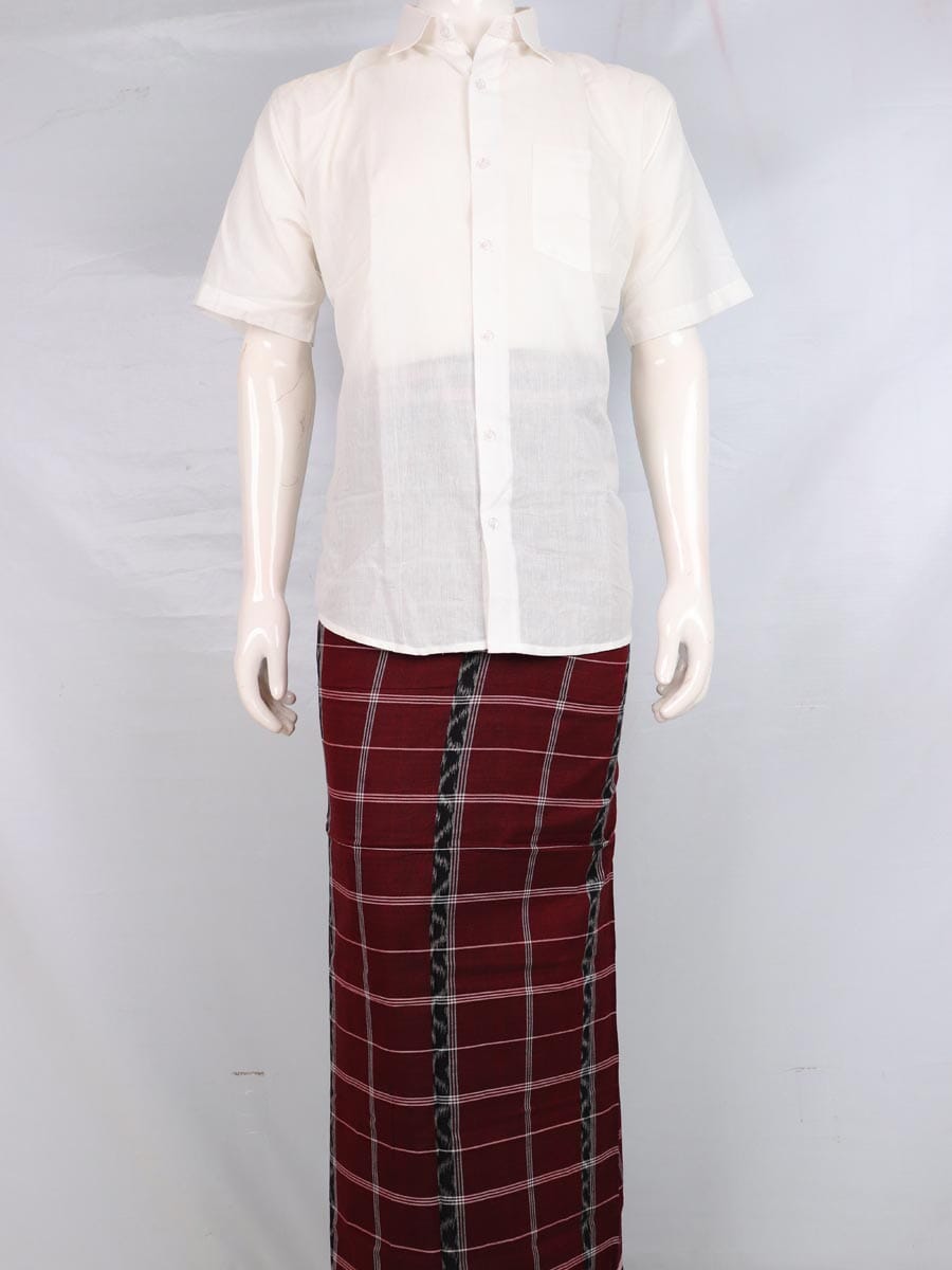 Sambalpuri Pure Cotton Handloom Lungi for Men Handloom Lungi_Cotton Priyadarshini Handloom