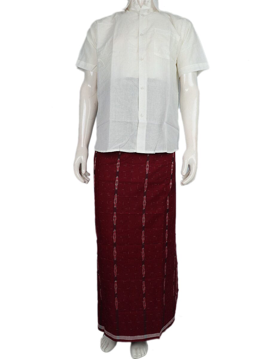 Sambalpuri Pure Cotton Handloom Lungi for Men Handloom Lungi_Cotton Priyadarshini Handloom