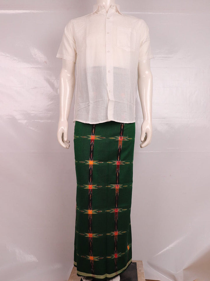Sambalpuri Pure Cotton Handloom Lungi for Men Handloom Lungi_Cotton Priyadarshini Handloom