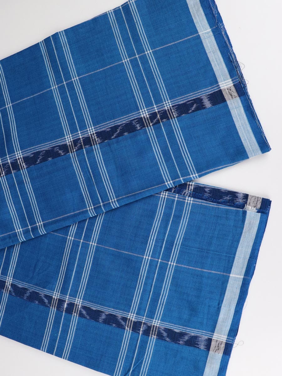 Sambalpuri Pure Cotton Handloom Lungi for Men Handloom Lungi_Cotton Priyadarshini Handloom
